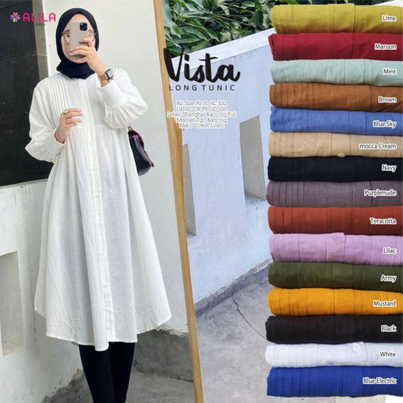 VISTA LONG TUNIK # BY ALILA