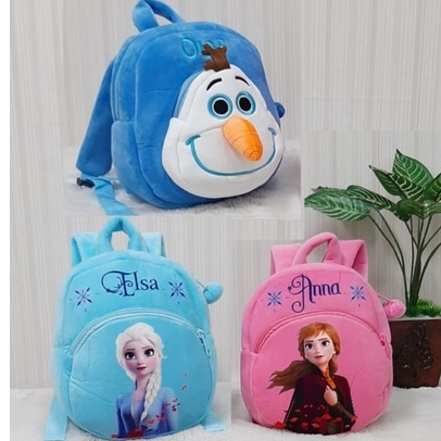 TOYSOPEDIA Tas Ransel Elsa Ana New Printing/Tas Anak Paud Frozen/Kado Tas Anak/Tas Karakter