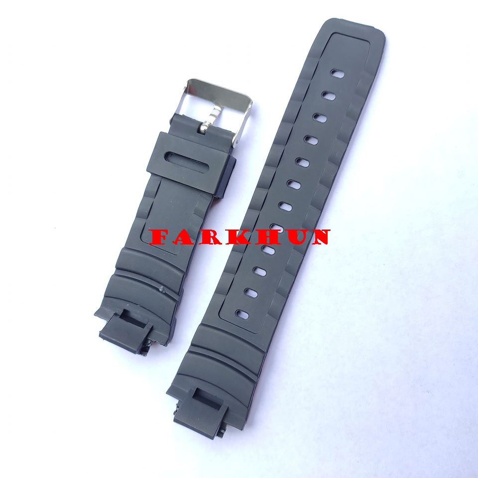 BAND KARET SKMEI 1243 1304 TERMURAH STRAP TALI JAM TANGAN SKM KALEP BLACK RUBBER HITAM BEST SELLER