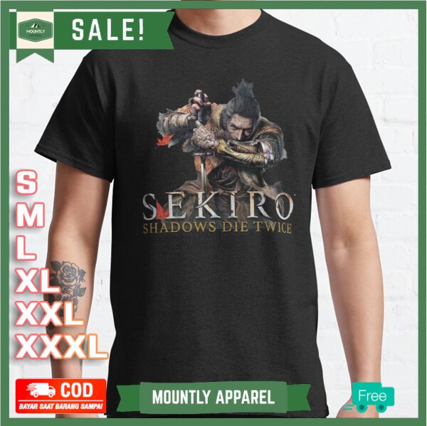 Kaos Baju Sekiro: Shadows Die Twice T-shirt Premium