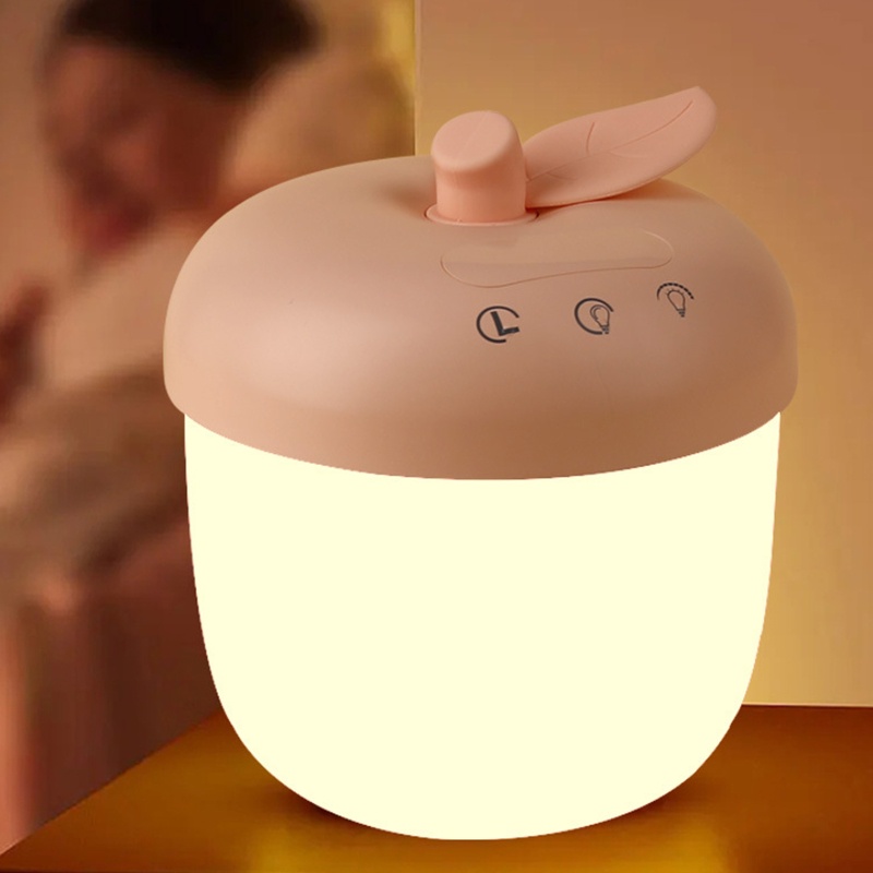 Zzz Lampu Malam LED Mini USB Rechargeable Dengan Sensor Sentuh