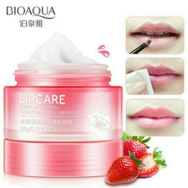 Bioaqua Lip Mask - Masker bibir bio aqua kaya akan manfaat