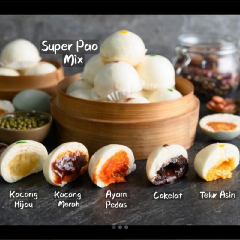 PAO DIMSUM 49 ANEKA RASA (MINIMAL 10 PCS) HARGA PABRIK TERMURAH SEJABODETABEK/FROZEN FOOD HALAL KARA