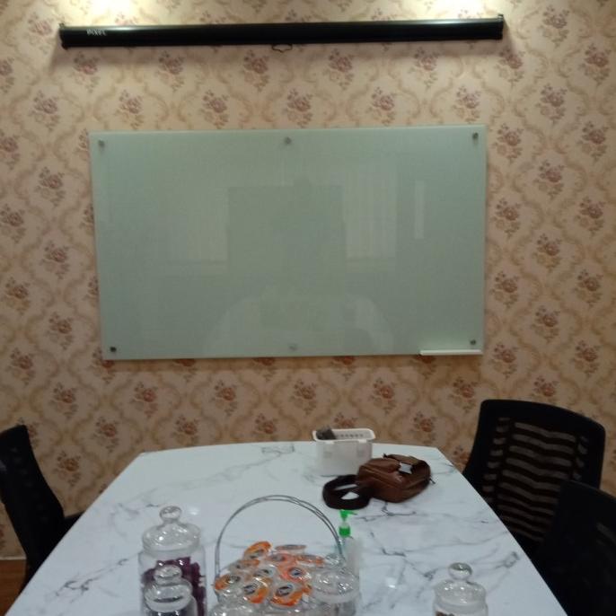 

:=:=:=:=] Glass board + whaitboard. UK 100x150 dan UK 7z90x180cm + ongkir