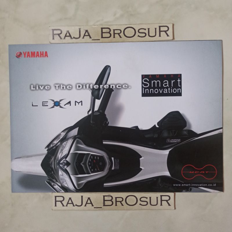 Poster brosur katalog leaflet Yamaha Lexam 2011