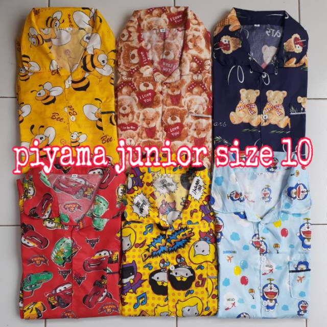 (COD)PIYAMA ANAK JUNIOR 6-11 tahun