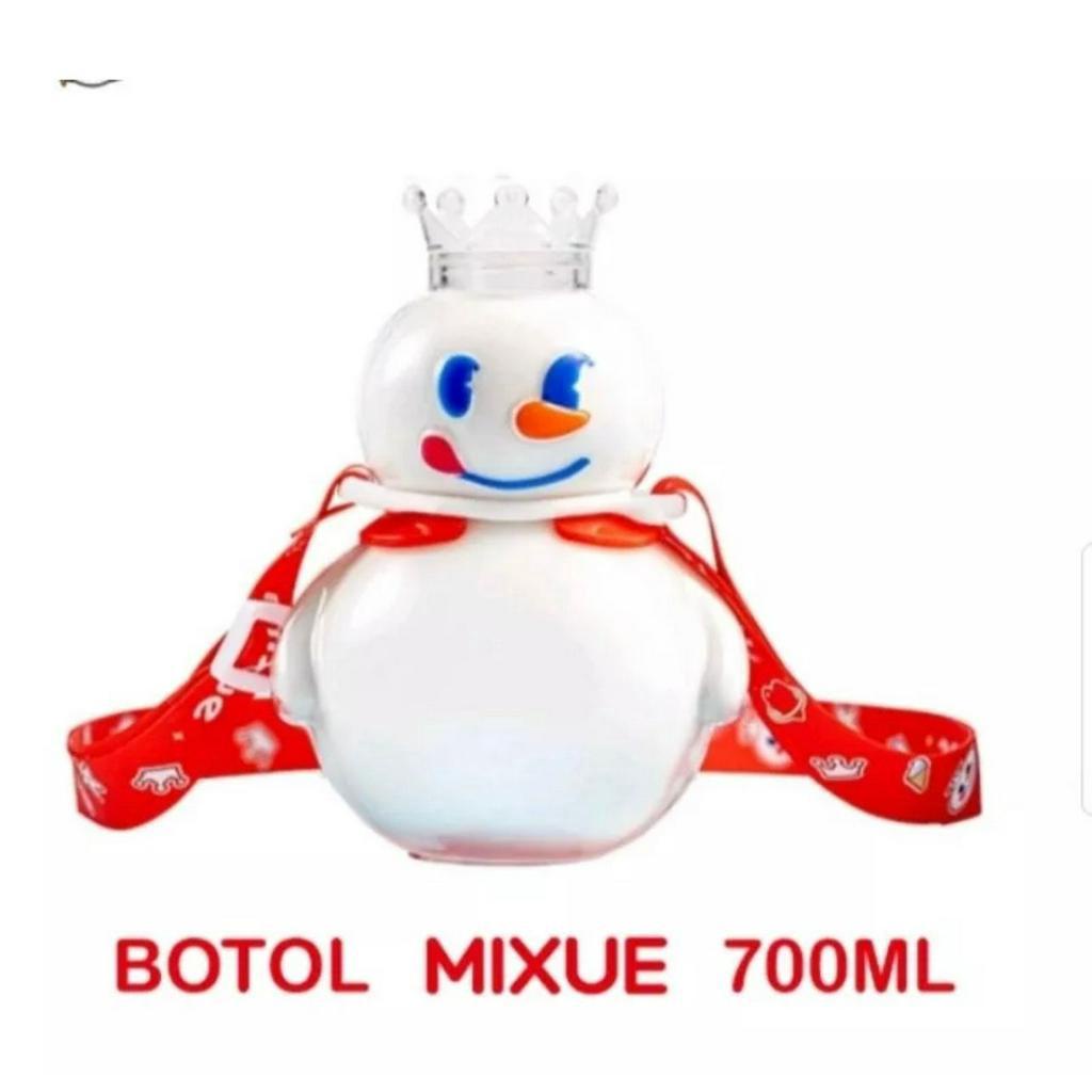 TUMBLER BOTOL MINUM MIXUE 700 ML || VIRAL BOTOL MIXUE SNOW KING - BD