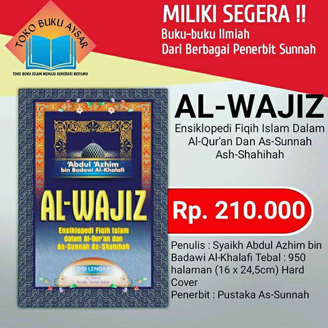 Jual Kitab Al Wajiz Shopee Indonesia