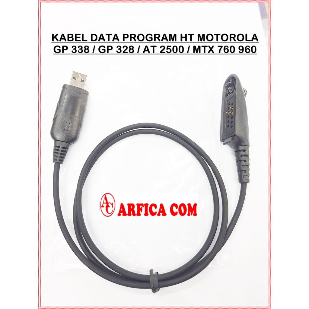 KABEL DATA PROGRAM HT MOTOROLA GP 338 GP 328 ATS 2500 USB GP338 GP328