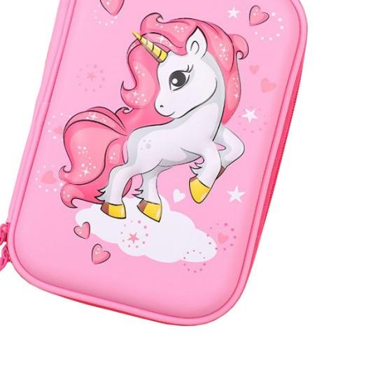 

✶ Kotak Pensil Unicorn tempat pensil smiggle unicorn kado anak - Berdiri S pink ☊