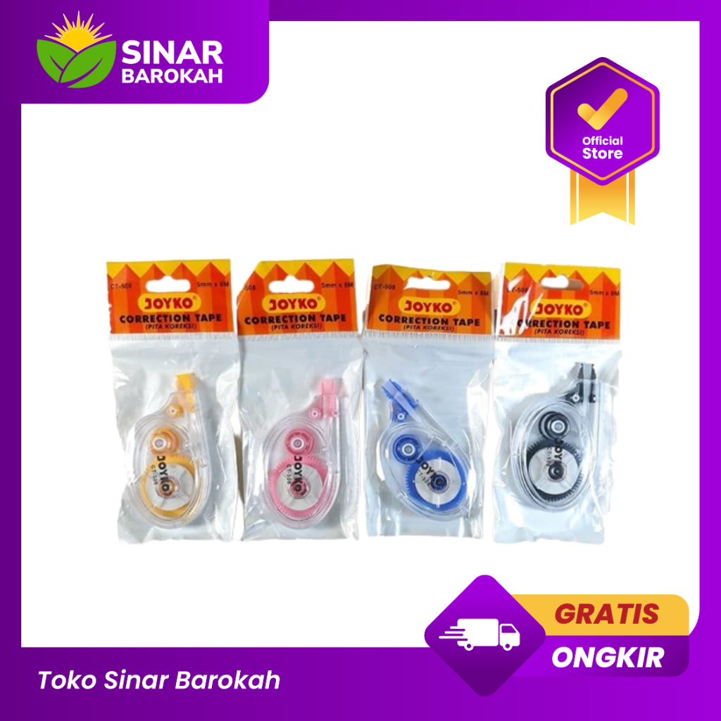 

Correction Tape / Pita Koreksi Joyko CT-508