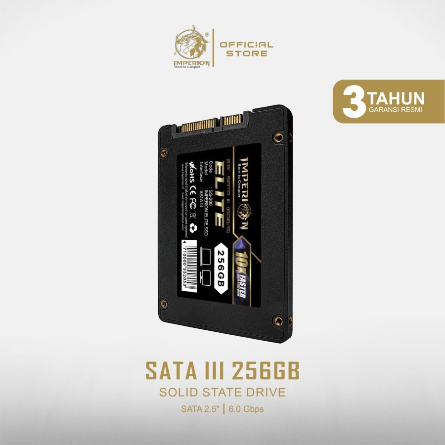 SSD Sata 3 SSD IMPERION ELITE 256GB SATA III 2.5&quot; 6GB/S GARANSI RESMI