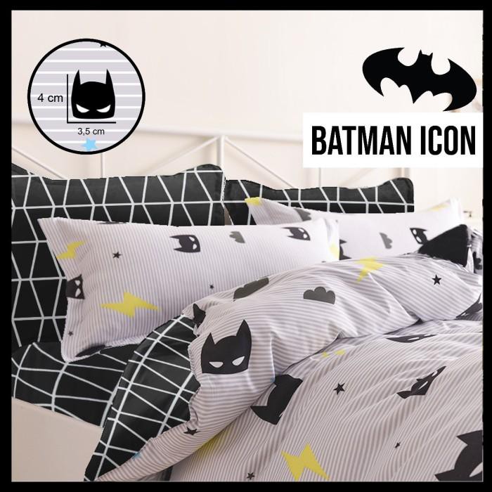 Cotton | Kain Bahan Sprei Meteran Katun Star Motif Batman Icon Terbaru Ready Stock