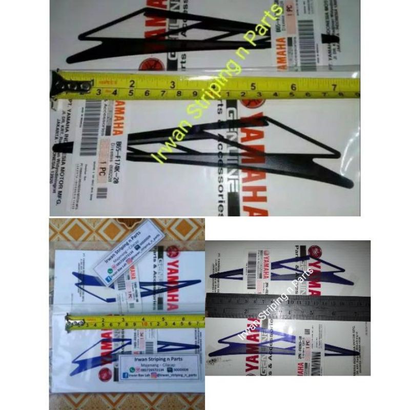 Sticker Stiker Striping Decal Logo Original Yamaha Factory Racing GP Movistar Monster