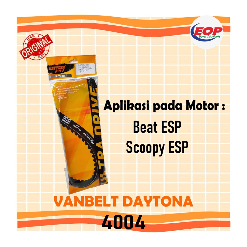 Vanbelt Beat FI ESP Scoopy FI Vario FI Starter Halus ESP Daytona 4004 Original