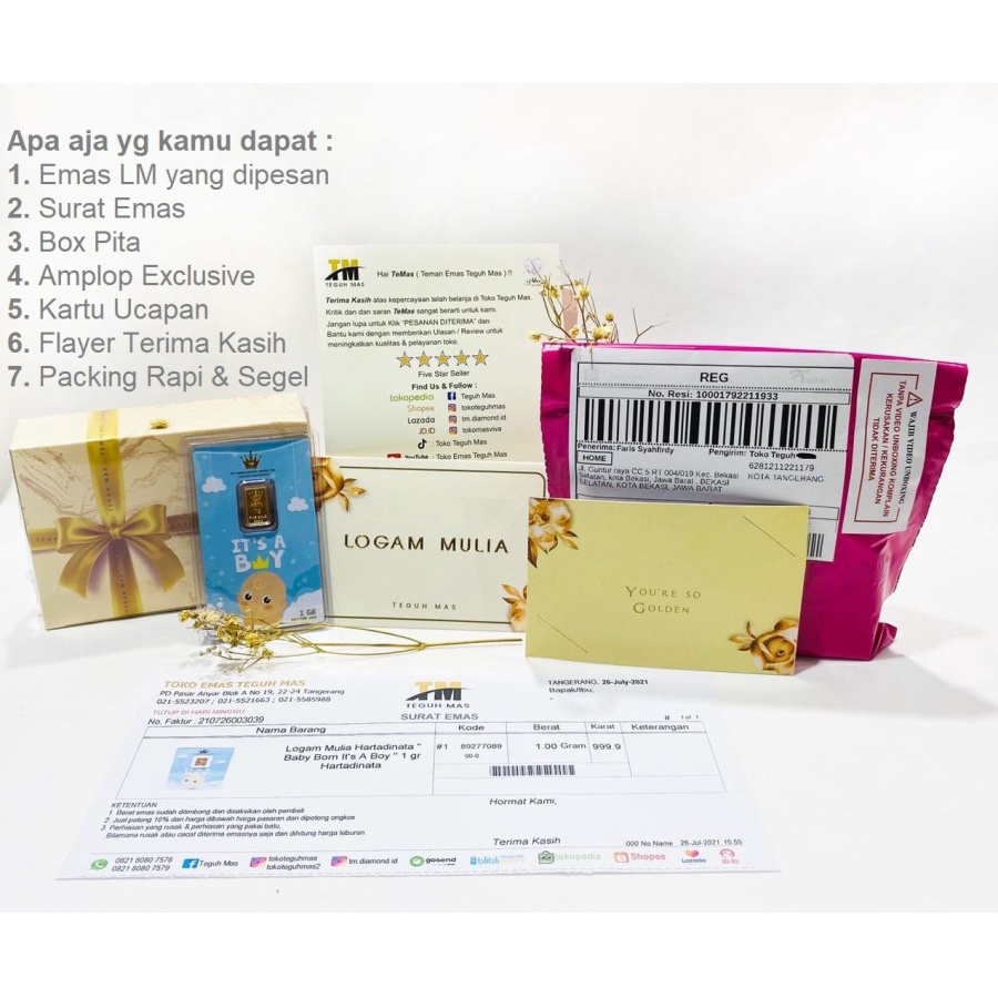 LOGAM MULIA ANTAM VERTIKAL 3 GRAM 999,9