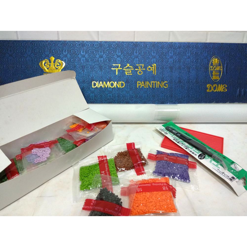 Paket Diamond Painting DOME 170024 Four Seasons Tree Empat Musim