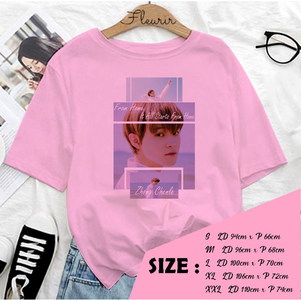 FLEURIR - KAOS NCT CHEN LE KPOP NCT127 WANITA DEWASA LENGAN PENDEK TEE UNISEX