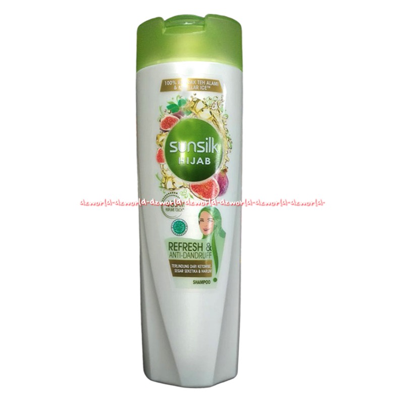 Sunsilk Shampoo Hijab Refresh 170ml Sunsil Hijau Sampoo Jilbab Sansil