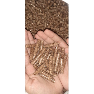 wood pelet kayu alas kandang hewan peliharaan kucing anjing 1kg murah