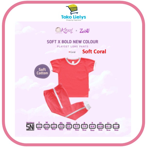 Kazel Playset Soft Bold New Colour Playset Long Pants Zebe Playset Longpants Unisex