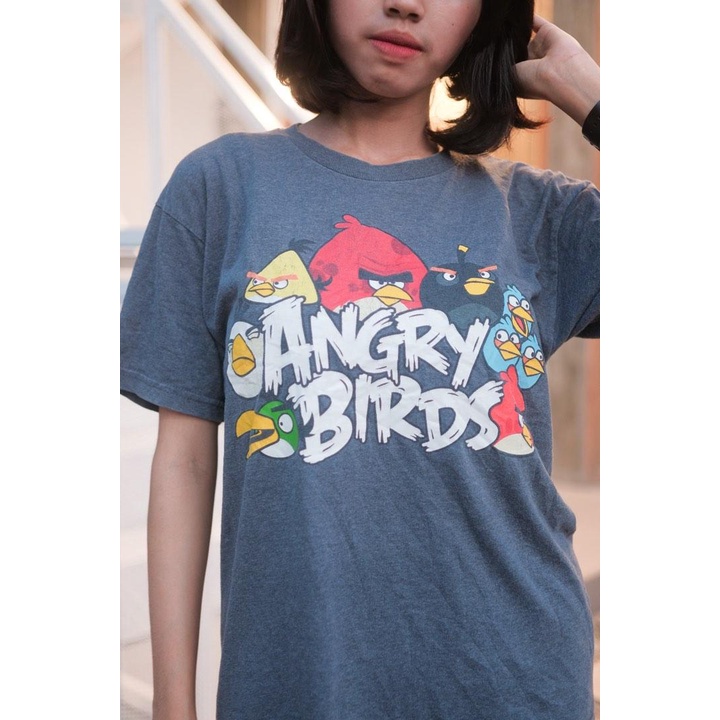 Angry Birds Kaos Vintage - Original / Official Merch  - Preloved