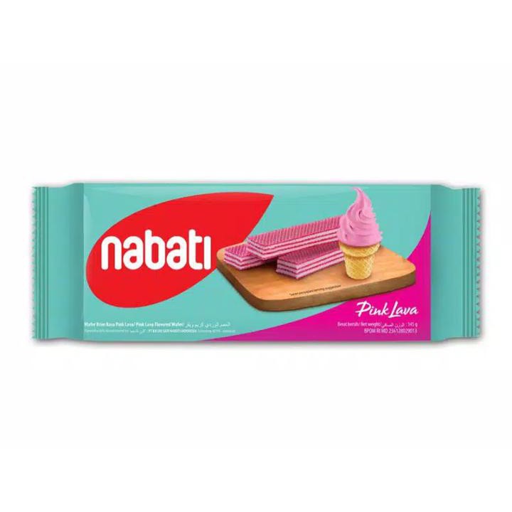 

Aneka Snack Pink Lava Nabati Wafer kemasan 145 gram/ Biskuit