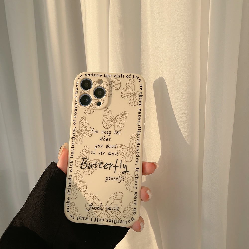 Casing Softcase Xiaomi Redmi 10 9 9A 9C NFC 9T Mi POCO M3 POCO X3 NFC Pro Note9 10 8 10Pro Motif Kupu-Kupu Butterfly