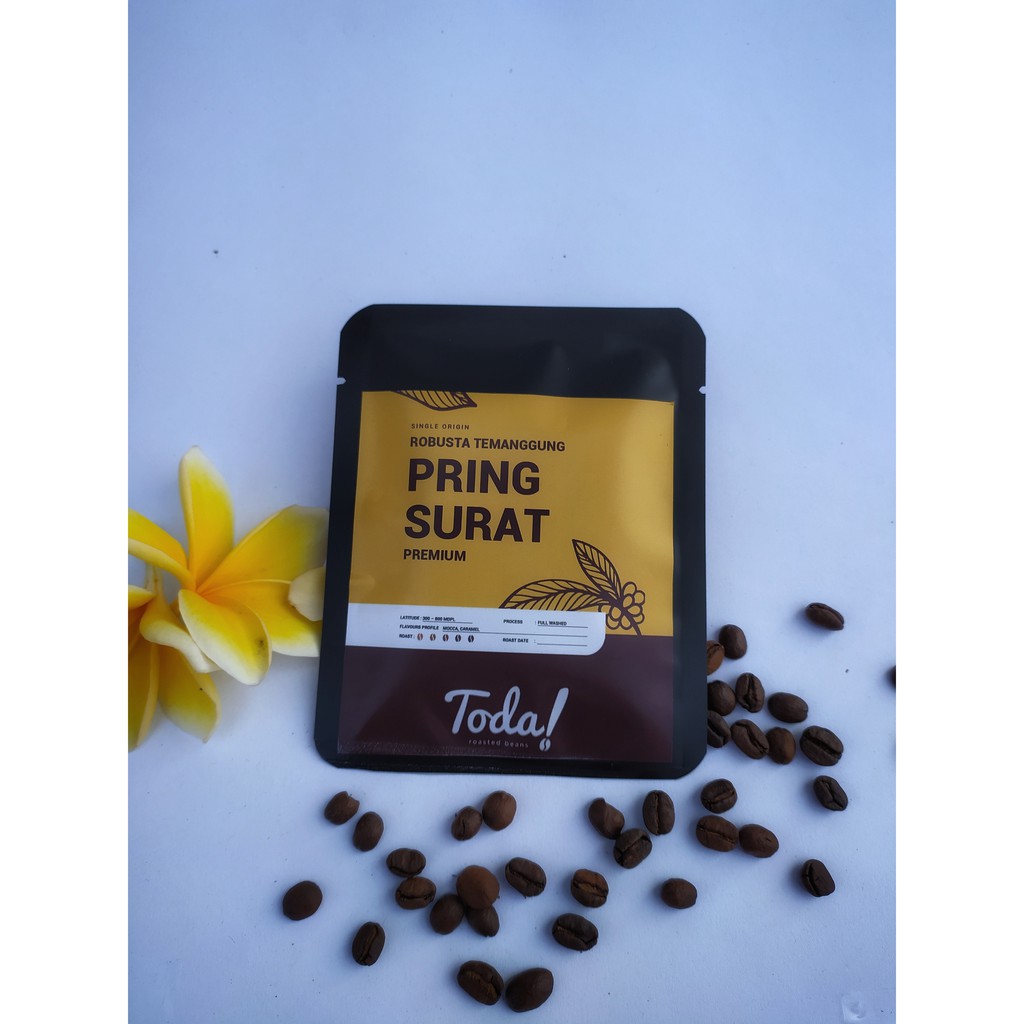 

Java Robusta Single Origin Coffee Temanggung Pringsurat Grounds Grade 1 Premium Terbaik Drip Bag