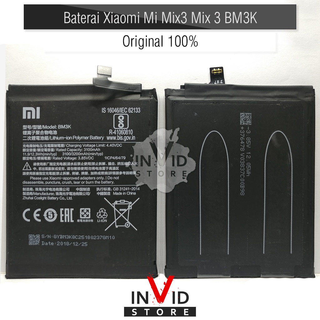 Baterai Xiaomi Mi Mix3 Mix 3 BM3K