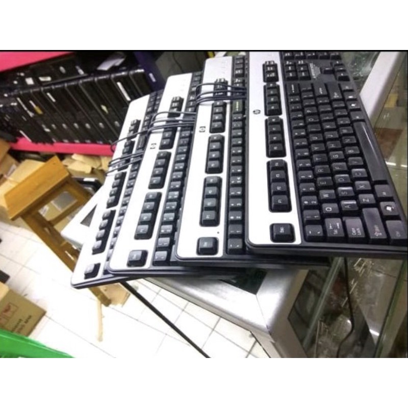 KEYBOARD BRANDED MURAH MEREK HP USB LIKE NEW