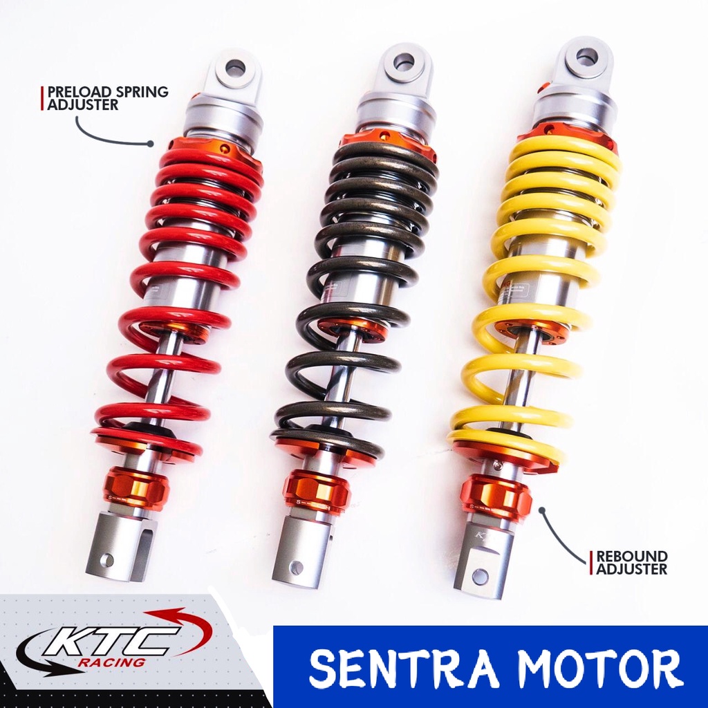 Shockbreaker Mio 300mm Non Tabung KTC RACING RAZOR PRO - Shock Belakang Mio KTC RAZOR PRO 300mm