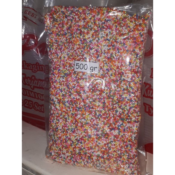 

sprinkle/spikel warna warni 500gr