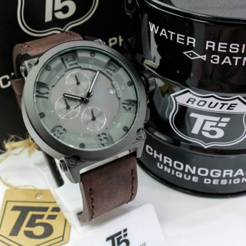 JAM TANGAN PRIA  T5 H3434 CHRONO ORIGINAL TAHAN AIR