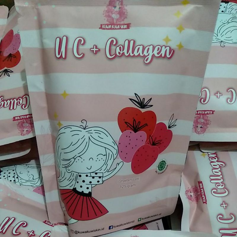 Susu Pemutih UC Collagen Pencerah Kulit Wajah Tubuh Badan dan Kesehatan UC+ Plus Collagen Kolagen Sk