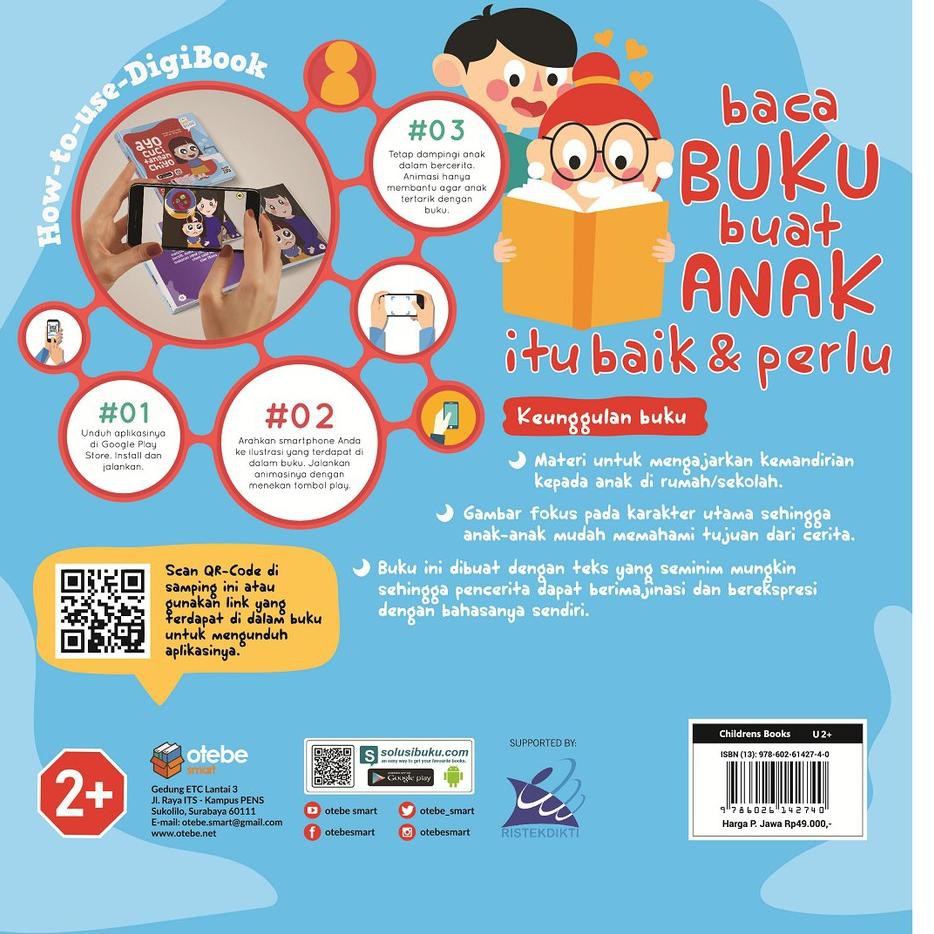 Harga Murah Boardbook Buku Cerita Anak Ayo Cuci Tangan Chiyo J