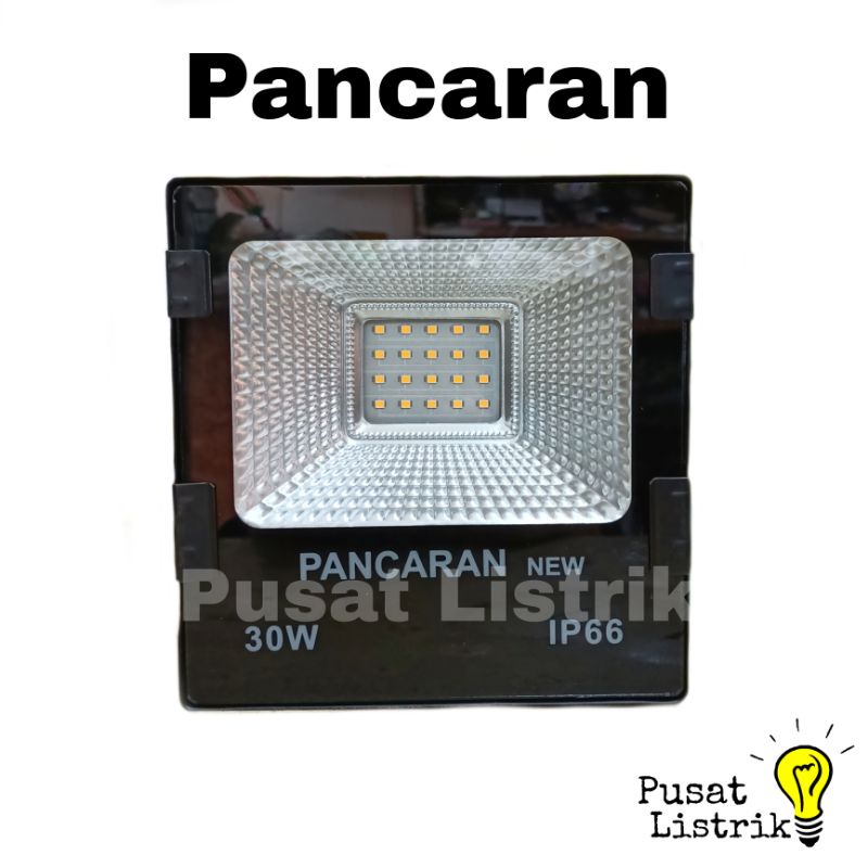 Lampu Sorot LED 30 Watt Pancaran + Bubble Wrap Lampu Tembak LED 30W 50W 100W Pancaran