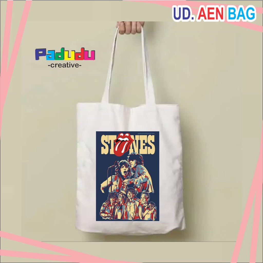 TOTEBAG Vintage rolling stones blind AESTHETICS AENBAG