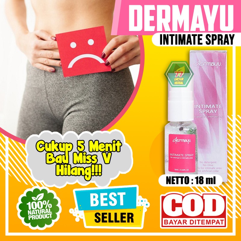 Original [COD] Dermayu Intimate Spray Perawatan Area Kewanitaan / Keputihan / Virgin Spray 100%