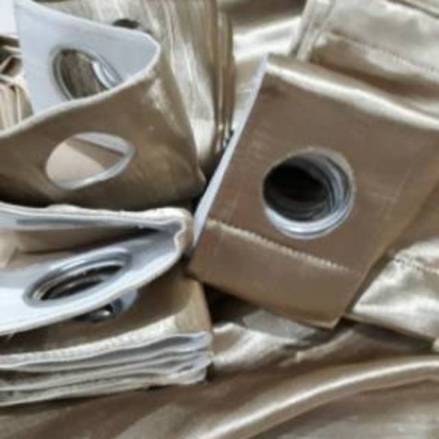 gorden blackout coklat muda glossy