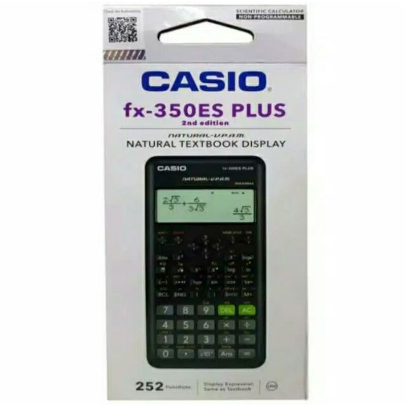 

Kalkulator Scientific Casio Fx 350 Es Plus Original Garansi Resmi #Best Product High Quality