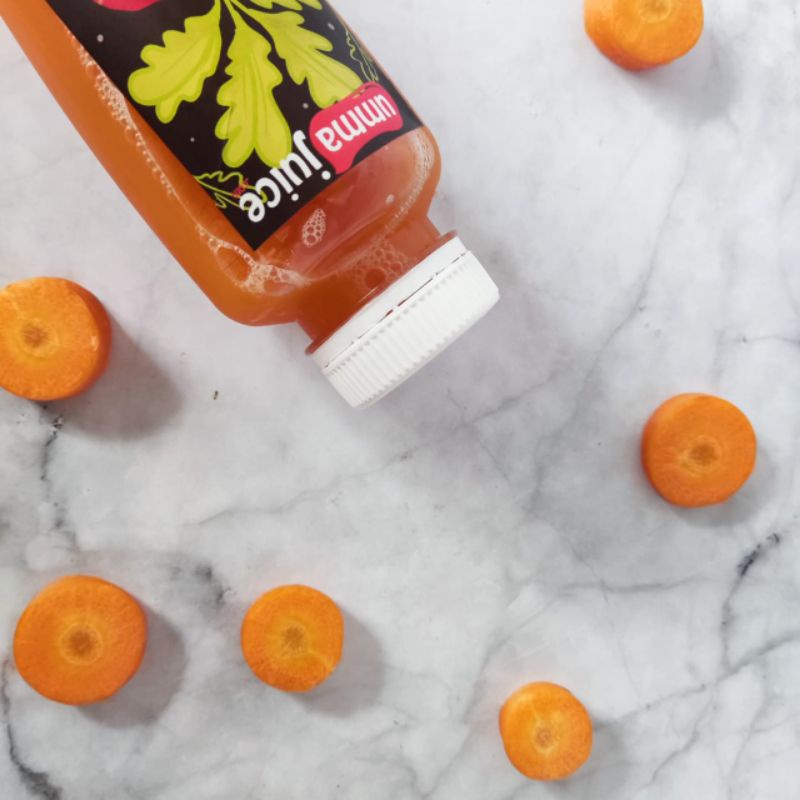 

Colldpressed juice carrot jus wortel murni