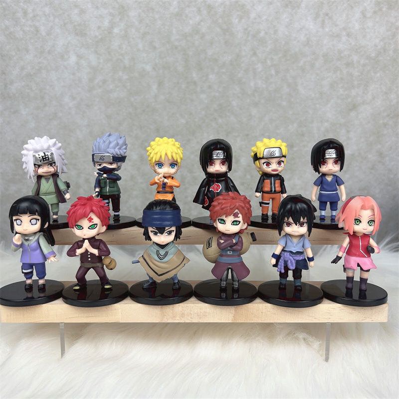 Action figure Naruto Kakashi Gaara Sasuke Itachi Untuk Koleksi