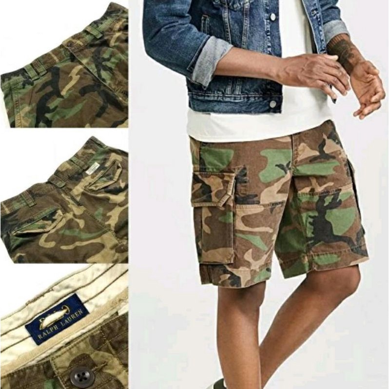 short pants camo polo