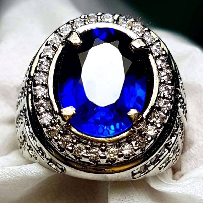 cincin batu king sapphire / cincin batu king safir / batu king sapphire / batu king safir / cincin p