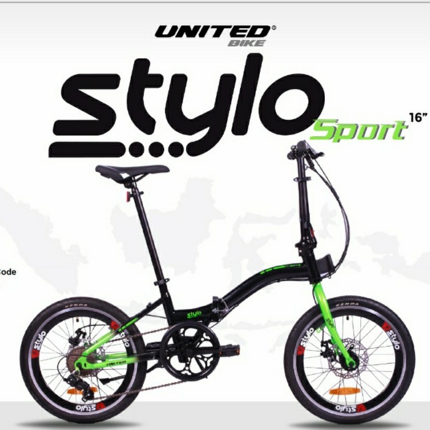 Sepeda Lipat 16 inch United Stylo sport
