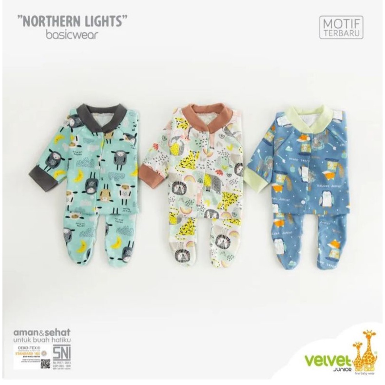 VELVET JUNIOR Sleepsuit/Baju Kodok Panjang