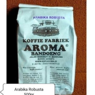 

Kopi Aroma Arabika Robusta 500gr Fabriek Koffie