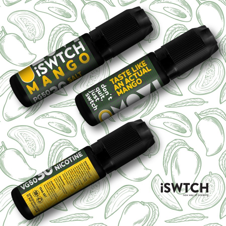 iSWTCH Liquid Mango 30mg 15ml Liquid Vape Authentic 100% Liquid