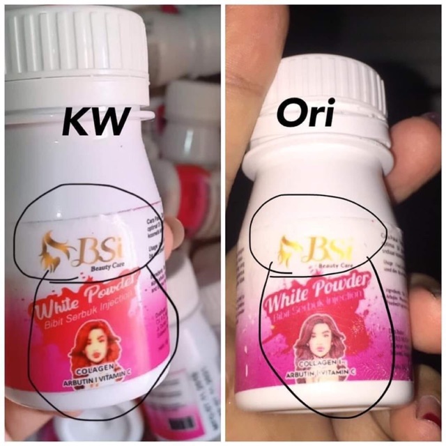 BSI White Powder BPOM ORIGINAL